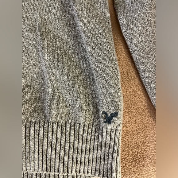 American Eagle vintage quarter zip polo top - Picture 7 of 10
